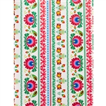 Polish Gift Wrapping Paper - Wycinanki Themed I