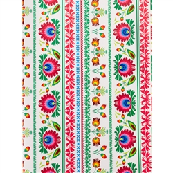 Polish Art Center - Polish Gift Wrapping Paper - Red Roses