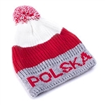 Three Color Polska Eagle Winter Cap - Czapka Zimowa