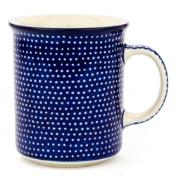 Polish Pottery 8 oz. Everyday Mug. Hand made in Poland. Pattern U1123 designed by Maria Ciszewska.