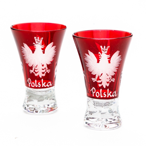 Polish Crystal Cognac Glasses 5 Tall - Set of 6