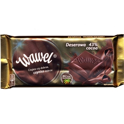 Wawel Dark Chocolate 43% - Deserowa 90g/3.17oz