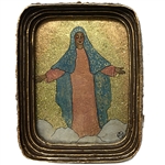 Painting On Glass - Mary - The Assumption