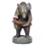 This is a replica of a statue in Szymbark, Poland of one of the Second World Warï¿½s most unusual combatants ï¿½ a 500-pound cigarette-smoking, beer-drinking brown bear. He is depicted here carrying an artillery shell, wearing a cap fashioned from an army
