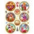 Set of 8 Religious Christmas stickers some with Polish themes. Sheet size is 6.25" x 4.5"