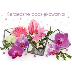 Polish Thank You Greeting Card