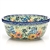 Polish Pottery 6" Cereal/Berry Bowl. Hand made in Poland. Pattern U2691 designed by Barbara Makiela.