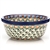 Polish Pottery 6" Cereal/Berry Bowl. Hand made in Poland. Pattern U42 designed by Anna Pasierbiewicz.