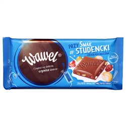 Wawel Milk Chocolate With Peanuts, Raisins And Jelly - Studencki 100g/3.5oz