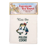 Kiss The Polish Cook Tea Towel