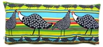 Beautiful stuffed folk design pillow. 100% polyester and made in Poland. Back side of the pillow is solid black. Zipper on one side for convenient cleaning. Size 25 x 60 cm - 10" x 24"