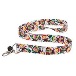 This lanyard features Lowicz Girls in Folk Costumes.