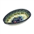 Polish Pottery 5" Spoon Rest. Hand made in Poland. Pattern U4722 designed by Teresa Liana.