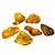 Honey Amber Cabachons - Set of 7