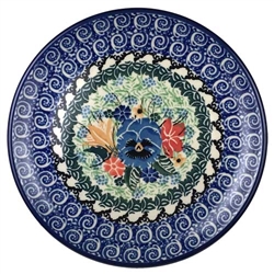 Polish Pottery 6" Bread & Butter Plate. Hand made in Poland. Pattern U2512 designed by Maria Starzyk.