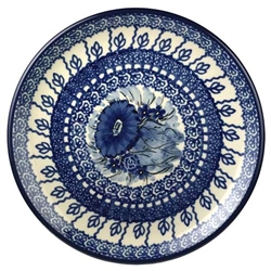 Polish Pottery 6" Bread & Butter Plate. Hand made in Poland. Pattern U61A designed by Teresa Liana.