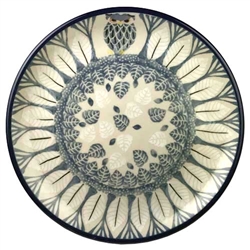 Polish Pottery 6" Bread & Butter Plate. Hand made in Poland. Pattern U4872 designed by Maria Starzyk.