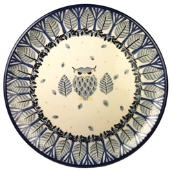 Polish Pottery 6" Bread & Butter Plate. Hand made in Poland. Pattern U4873 designed by Maria Starzyk.