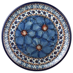 Polish Pottery 6" Bread & Butter Plate. Hand made in Poland. Pattern U408C designed by Jacek Chyla.