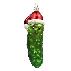 Polish Santa Pickle Ornament 4"