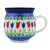 Polish Pottery 11 oz. Bubble Mug. Hand made in Poland and artist initialed.