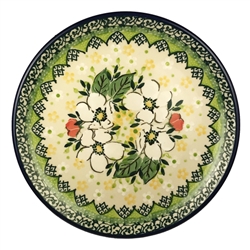 Polish Pottery 6" Bread & Butter Plate. Hand made in Poland. Pattern U4813 designed by Maria Starzyk.