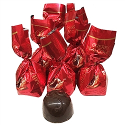 Eight individually wrapped cherries in dark chocolate, a delicious traditional Polish sweet treat. A whole pitted cherry dipped in alcohol, closed in a shell of delicious Polish dark chocolate. Contains alcohol so these are not for children or pregnant