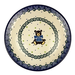 Polish Pottery 6" Bread & Butter Plate. Hand made in Poland. Pattern U4887 designed by Maria Starzyk.