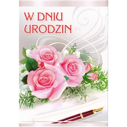 Polish Birthday Greeting Card