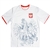 Display your Polish heritage with this very stylish Polish Eagle t-shirt. Features the Polish flag on each sleeve and the word Polska on the back of the shirt.
Polska on the back. 100% Cotton. Made In Poland