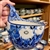 Polish Pottery 14 oz. Soup Bowl with Handle. Hand made in Poland. Pattern U4923 designed by Maria Starzyk.