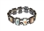 Metal Stretch Bracelet With Saints And Religious Pictures