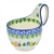 Polish Pottery 14 oz. Soup Bowl with Handle. Hand made in Poland. Pattern U4938 designed by Maria Starzyk.