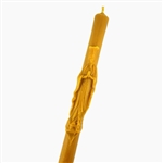 Polish Beeswax Gromnica/Thunder Candle 18" - "Mary Queen Of Heaven"