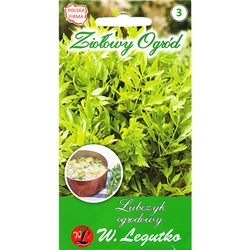 Lovage Seeds - Lubczyk Ogrodowy - a perennial plant. It grows to a height of 2 m. it is a spice plant, both fresh and dried. Fresh leaves are added to soups, sauces and minced meat. The dried rhizomes are suitable for stews, tripe, poultry and lamb.