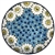 Polish Pottery 10.5" Dinner Plate. Hand made in Poland. Pattern U4736 designed by Teresa Liana.