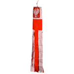 This 55" Polish windsock, made from weather resistant nylon features a printed Polish Eagle. A perfect decoration for your boat, porch or awning. Simply hang your colorful windsock with the snap swivel provided.