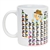 Periodic Table Of Elements Porcelain Mug In Polish - Kubek-uklad okresowy pierwiastkow