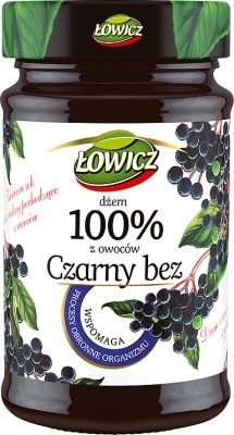 Poland is famous for fruit and berry jams. Enjoy this delicious product made from fresh fruits. Lowicz products are made from only NON-GMO ingredients and contain no artificial colors, additives or preservatives. Contains 47% Elderberry.