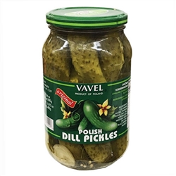 Polish dill pickles are the perfect condiment. Hand packed.