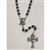 Polish Art Center - 6mm First Communion Black Hematite Rosary with Silver Toned Chalice Center. Flip Top Box.