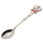 Souvenir spoon featuring the Polish Eagle above the word Polska. Packed in a plastic presentation box with a clear top.  Size is approx 5" x 1".