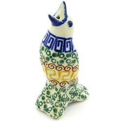 Polish Pottery 4" Pie Bird. Hand made in Poland.