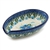 Polish Pottery 5" Spoon Rest. Hand made in Poland. Pattern U4992 designed by Maria Starzyk.