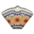 Polish Pottery 9" Coffee Filter Holder. Hand made in Poland. Pattern U740 designed by Lucyna Lenkiewicz.