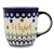 Polish Pottery 12 oz. Wujek/ Uncle Mug. Hand made in Poland.