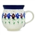 Polish Pottery 11 oz. Bubble Mug. Hand made in Poland and artist initialed.