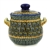 Polish Pottery 6" Jar with Lid and Handles. Hand made in Poland. Pattern U143 designed by Maryla Iwicka.