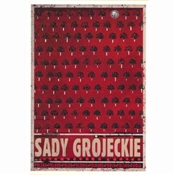 Post Card: Sady Grojeckie, Polish Promotion Poster. Polish poster designed by artist Ryszard Kaja to promote tourism to Poland. 
It has now been turned into a post card size 4.75" x 6.75" - 12cm x 17cm.