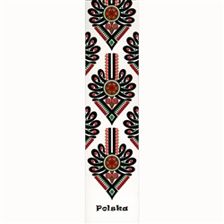 Polish Folklore Print Bookmarks - Parzenica Motif